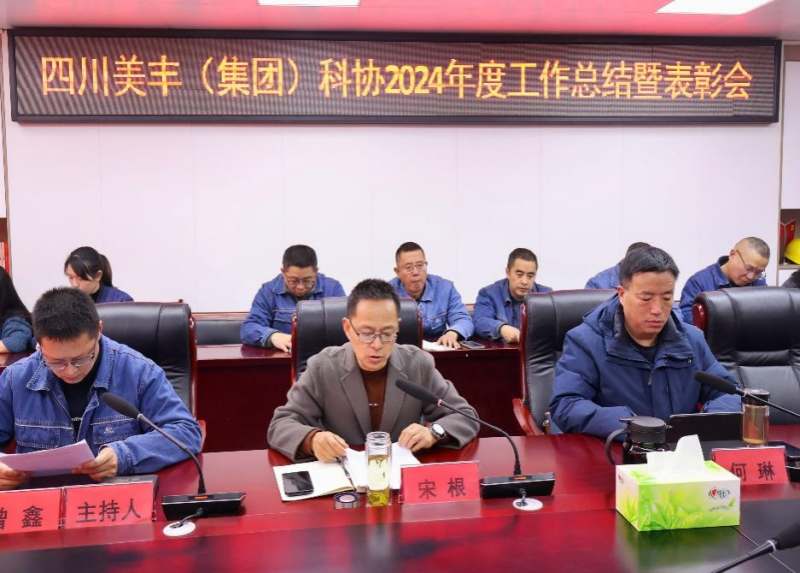 聚势谋远启新程 创新驱动赋新能——美丰集团科协召开2024年度工作总结暨表彰会